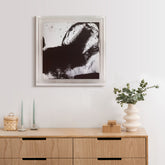 Impact I - High Resolution Giclee Printed Canvas Framed in Contemporary Clear Acrylic Frame